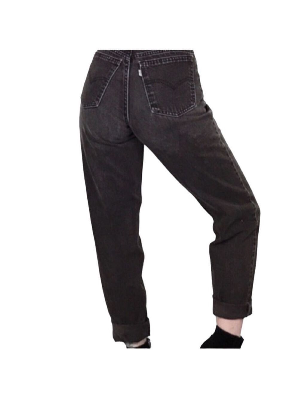 Levi’s Vintage 80’s High-rise Washed Black Jeans size 12(6)
